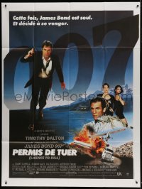 1p724 LICENCE TO KILL French 1p 1989 Timothy Dalton as James Bond, he's out for revenge!