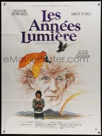 1p725 LIGHT YEARS AWAY French 1p 1981 Alain Tanner's Les Annees Lumiere, art by Rene Feracci!