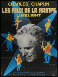 1p727 LIMELIGHT French 1p R1970s many artwork images of Charlie Chaplin by Leo Kouper + photo!
