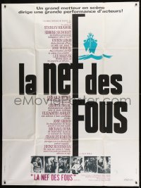 1p870 SHIP OF FOOLS French 1p 1965 Stanley Kramer's movie based on Katharine Anne Porter's book!