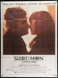 1p872 SHOOT THE MOON French 1p 1982 close up of Albert Finney & Diane Keaton about to kiss!