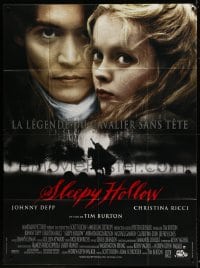 1p878 SLEEPY HOLLOW French 1p 2000 Johnny Depp & Christina Ricci, directed by Tim Burton!