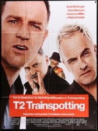 1p907 T2 TRAINSPOTTING French 1p 2017 Danny Boyle sequel, Ewan McGregor, Bremner, Miller, Carlyle!
