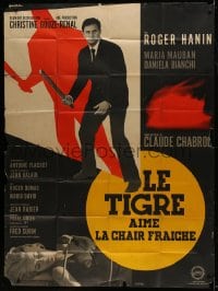 1p920 TIGER LIKES FRESH BLOOD style B French 1p 1964 Claude Chabrol, art by Guy Gerard Noel!