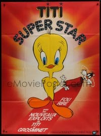 1p922 TITI SUPER STAR French 1p 1970s Kerfyser art of Tweety Bird & Sylvester, Looney Tunes!