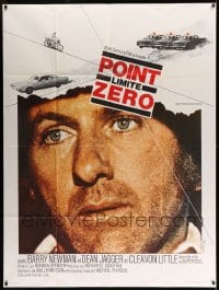 1p949 VANISHING POINT French 1p 1971 car chase cult classic, cool completely different image!