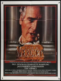 1p952 VERDICT French 1p 1982 different image of lawyer Paul Newman, written by David Mamet!