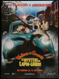 1p958 WALLACE & GROMIT: THE CURSE OF THE WERE-RABBIT advance French 1p 2005 Box & Park claymation!
