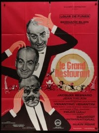 1p965 WHAT'S COOKING IN PARIS French 1p 1966 Le Grand Restaurant, Louis de Funes by Charles Rau!