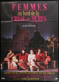 1p983 WOMEN ON THE VERGE OF A NERVOUS BREAKDOWN French 1p 1989 directed by Pedro Almodovar!