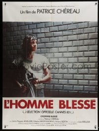 1p986 WOUNDED MAN French 1p 1983 Patrice Chereau's L'homme blesse, Jean-Hugues Anglade
