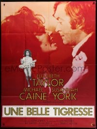 1p988 X Y & ZEE French 1p 1971 different c/u of Elizabeth Taylor & Michael Caine embracing!