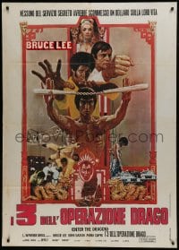 1p338 ENTER THE DRAGON Italian 1p R1970s Bruce Lee kung fu classic movie that made him a legend!