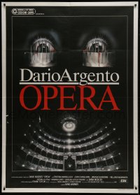1p369 OPERA Italian 1p 1987 written and directed by Dario Argento, cool creepy Casaro artwork!