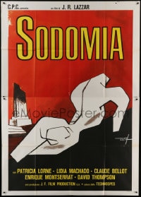 1p188 VIOLATION OF THE BITCH Italian 2p 1979 Sodomia, De Seta art of person with missing limbs!
