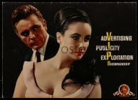 1p104 V.I.P.S pressbook 1963 great images of sexy Elizabeth Taylor & Richard Burton!