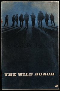 1p107 WILD BUNCH pressbook 1969 Sam Peckinpah cowboy classic, William Holden & Ernest Borgnine