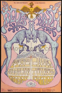 1p010 ELECTRIC FLAG/BLUE CHEER/BUDDY GUY/IKE & TINA TURNER/FREDDY KING 14x21 music poster 1968