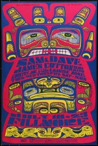 1p024 SAM & DAVE/JAMES COTTON BLUES BAND/COUNTRY JOE & THE FISH/LOADING ZONE 14x21 music poster 1967