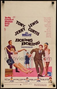 1p209 BOEING BOEING WC 1965 Tony Curtis & Jerry Lewis in the big comedy of nineteen sexty-sex!