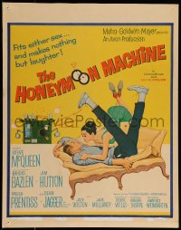 1p242 HONEYMOON MACHINE WC 1961 young Steve McQueen has a way to cheat the casino!