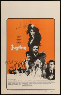 1p254 JUSTINE WC 1969 super sexy Anouk Aimee is an animal, saint, mistress & lover!