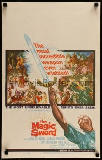 1p262 MAGIC SWORD WC 1961 Gary Lockwood wields the most incredible weapon ever!