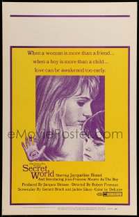 1p284 SECRET WORLD WC 1969 sexy Jacqueline Bisset, when a woman is more than a friend!