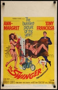 1p294 SWINGER WC 1966 artwork of super sexy Ann-Margret & Tony Franciosa, they swing!