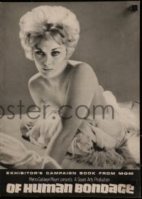 1p081 OF HUMAN BONDAGE pressbook 1964 super sexy Kim Novak can't help being what she is!