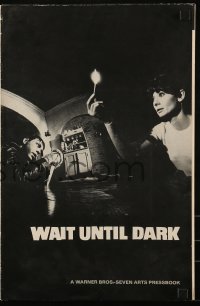 1p105 WAIT UNTIL DARK pressbook 1967 blind Audrey Hepburn is terrorized by burglar Alan Arkin!