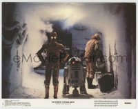 1r490 EMPIRE STRIKES BACK color 11x14 still #8 1980 R2-D2 & C-3PO walking through corridor!