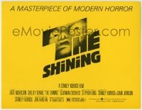 1r236 SHINING 11x14 TC 1980 Stephen King & Stanley Kubrick masterpiece of modern horror!