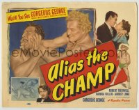 1r013 ALIAS THE CHAMP TC 1949 great images of world's most colorful pro wrestler Gorgeous George!