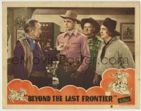 1r383 BEYOND THE LAST FRONTIER LC 1943 Smiley Burnette watches man appoint Eddie Dew as sheriff!
