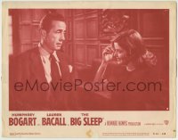 1r387 BIG SLEEP LC #8 R1954 Humphrey Bogart looks puzzled by sexpot Martha Vickers, Howard Hawks!