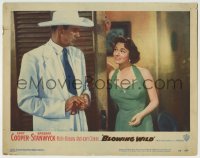 1r393 BLOWING WILD LC #1 1953 sexy Ruth Roman smiles at Gary Cooper wearing cowboy hat!