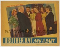 1r402 BROTHER RAT & A BABY LC 1940 Jane Wyman, Priscilla Lane, Eddie Albert, Berton Churchill