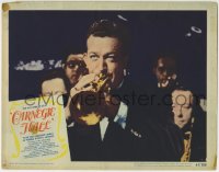 1r420 CARNEGIE HALL LC #7 1947 great close up of Harry James playing his trumpet, Edgar Ulmer!