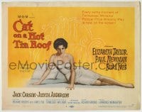 1r049 CAT ON A HOT TIN ROOF TC 1958 classic artwork of sexy Elizabeth Taylor as Maggie the Cat!