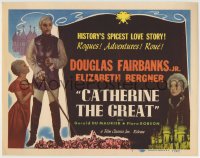 1r050 CATHERINE THE GREAT TC R1947 Douglas Fairbanks Jr. in history's spicest love story!