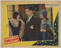 1r434 CHILDREN OF PLEASURE LC 1930 Lawrence Gray between flappers Wynne Gibson & Judith Wood!