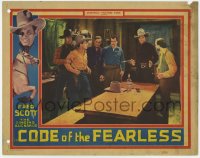 1r442 CODE OF THE FEARLESS LC 1939 silvery voiced buckaroo Fred Scott catches the bad guys!