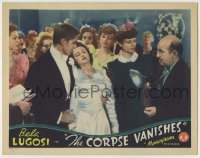 1r448 CORPSE VANISHES LC 1942 photographer watches bride Luana Walters faint at her wedding, rare!