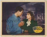 1r456 DAISY KENYON LC #3 1947 c/u of Joan Crawford & Henry Fonda toasting with shot glasses!