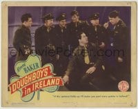 1r479 DOUGHBOYS IN IRELAND LC 1943 young Robert Mitchum behind Kenny Baker threatened w/ potatoes!