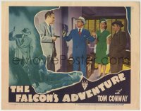 1r499 FALCON'S ADVENTURE LC #3 1946 Tom Conway draws his gun before the bad guy draws his!