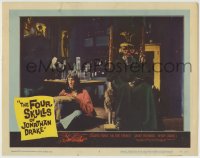 1r520 FOUR SKULLS OF JONATHAN DRAKE LC #4 1959 Paul Wexler in lab with masked man on throne!