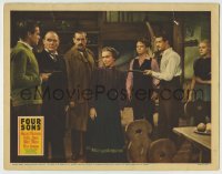 1r521 FOUR SONS LC 1940 Don Ameche with shotgun protects his mom Eugenie Leontovich!
