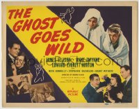 1r096 GHOST GOES WILD TC 1947 Anne Gwynne, Edward Everett Horton, James Ellison, haunted house!
